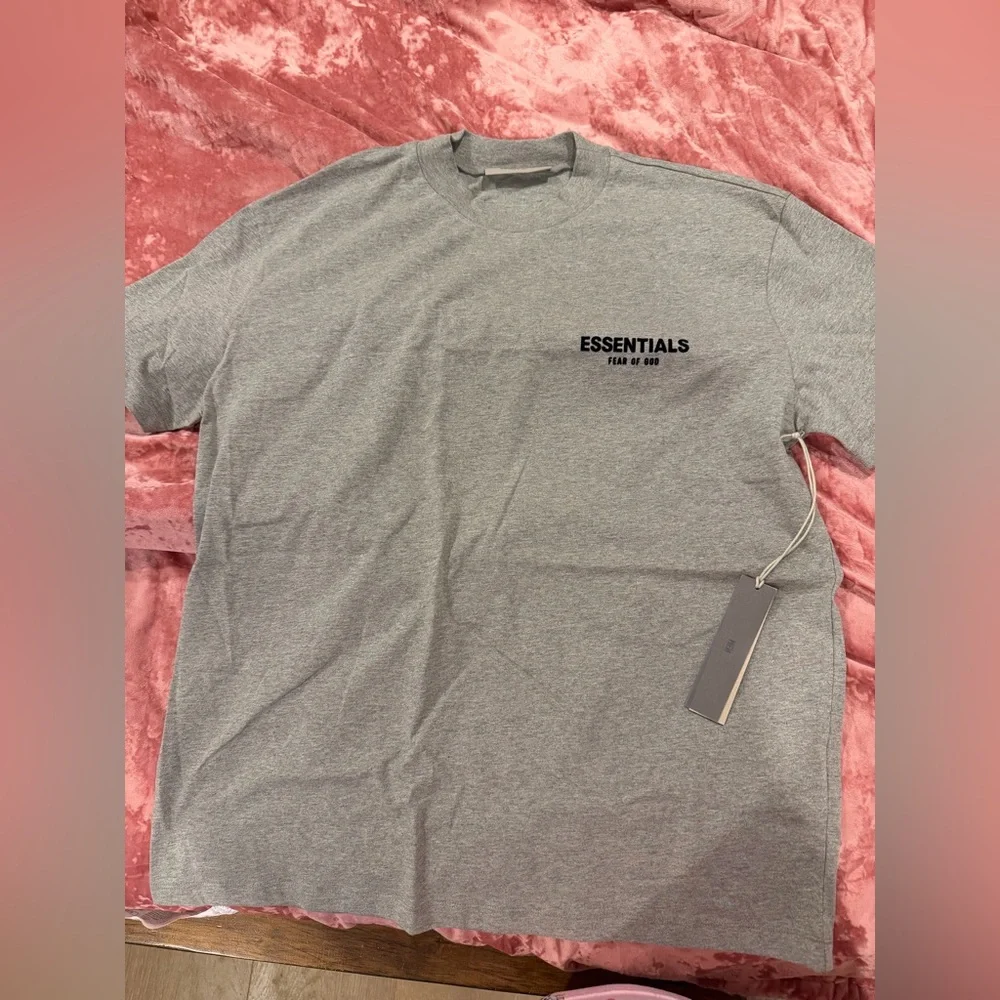 Essentials Heather Gray Short Sleeve Tee - Picture 1 of 4